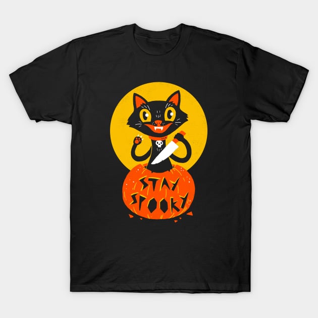 Stay Spooky T-Shirt by DinoMike